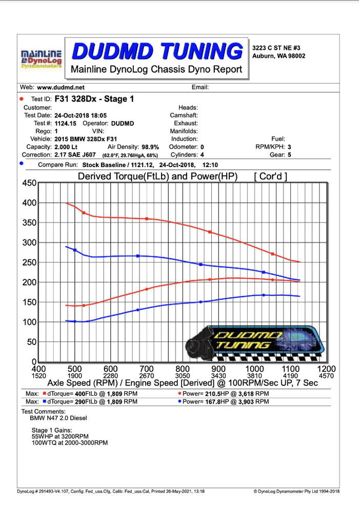 2009-2011 BMW E90 335D - USA M57 - Performance DDE ECU Tuning [DUDMD Tuning]